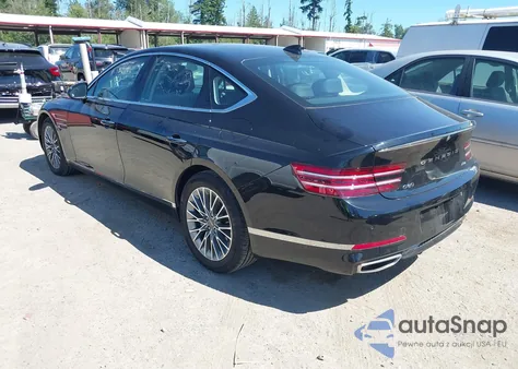 2023 Genesis G80 2.5T Awd z USA, uszkodzony, nr VIN KMTGB4SC2PU185681